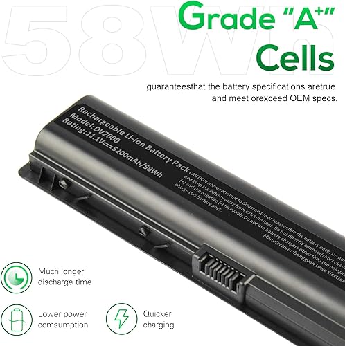 Miniatura 3 de Fancy Buying Nueva batería del ordenador portátil DV2000 para HP Pavilion DV2100 DV2500 DV6000 DV6700 Series P/N: 441425-001 446506-001 446507-001