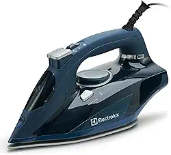 Electrolux Ferro A Vapor Profissional Para Roupas, Ferro Para Roupas De 1700 Watts Com Aquecimento Rápido, Vaporizador Ajustável E Base De Cerâmica Autolimpante - Azul, Lx1700
