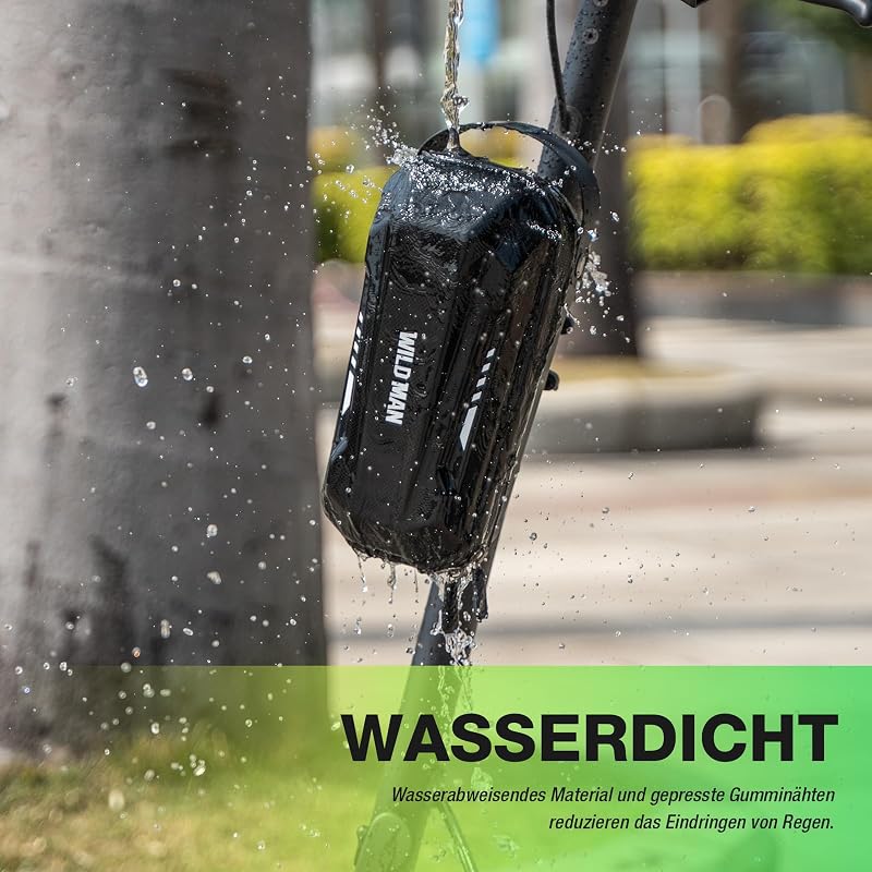 Jeebel 2L Vízálló Kormánytáska Elektromos Rollerhez - Gyorskioldós Váztáska Xiaomi Mijia/Sedway/Ninebot Rollerekhez és Összecsukható Kerékpá