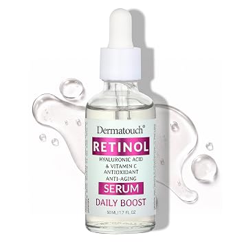 Dermatouch Retinol Serum, Nourishing Daily Boost Face Serum, 1.7 Fl Oz