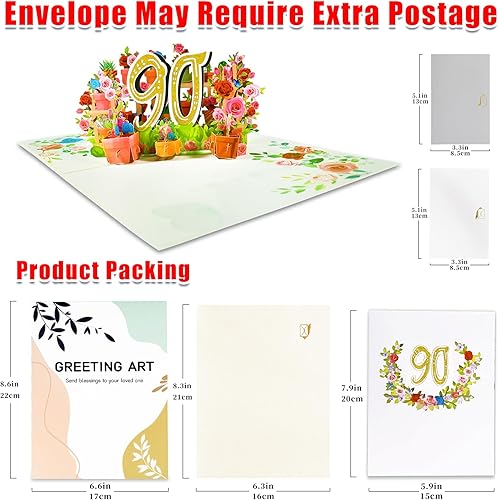 Vista 22 de GREETING ART Tarjeta de cumpleaños número 85 para mamá papá, tarjeta de cumpleaños de 85 años, regalo para amigos, papá, mamá, marido, esposa