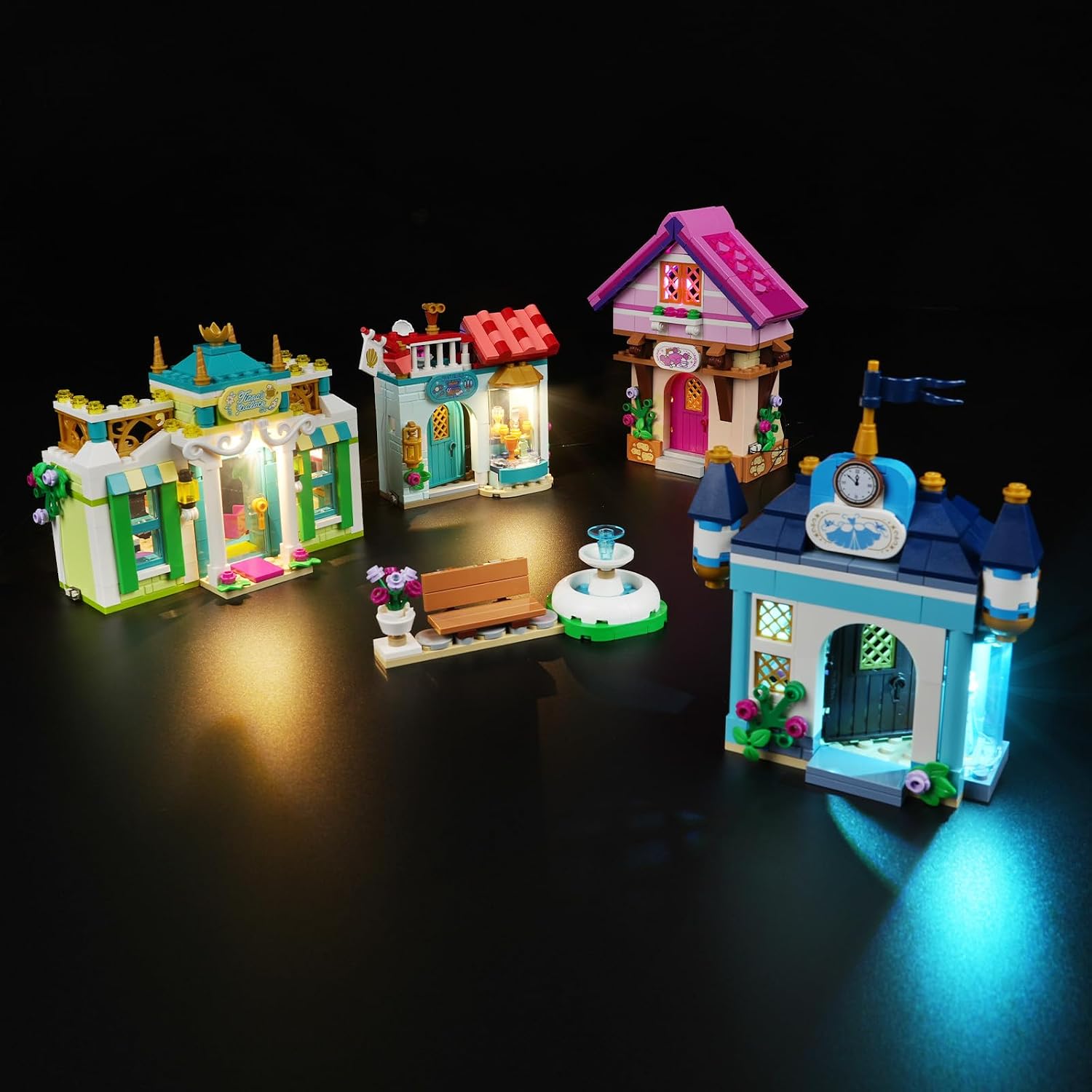 LED Lighting Kit for Lego Princess Market Adventure, LED Light Compatible with Lego 43246 Building Block Models (Not Include Lego Set)