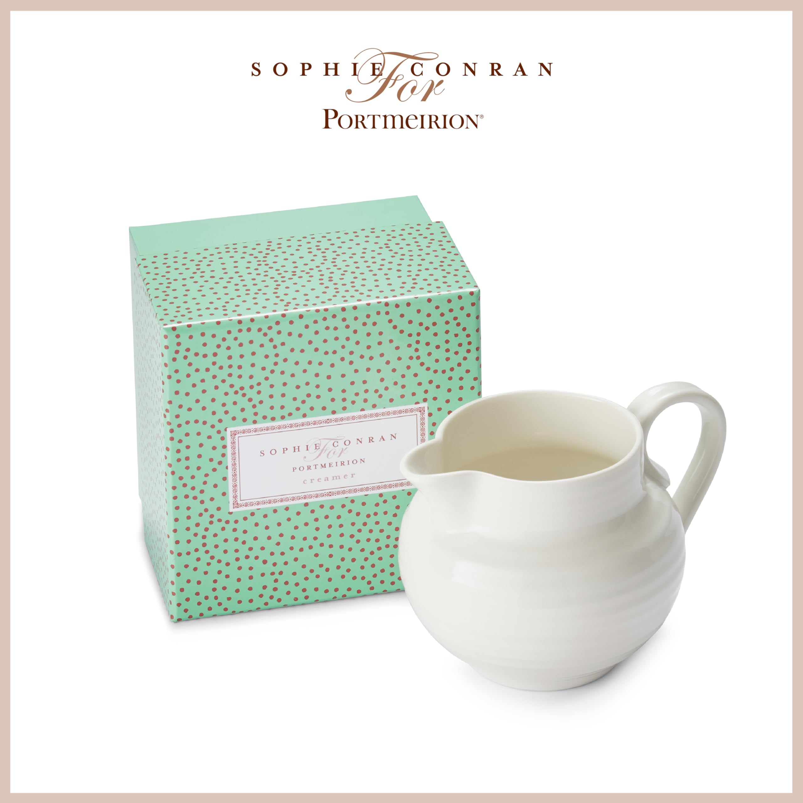 Portmeirion Collection Set Di 4 Tazze Sophie Conran In Porcellana Bianca - 0.35L, Lavabili In Lavastoviglie, Forno E Microonde Tazze Porcellana Bianche