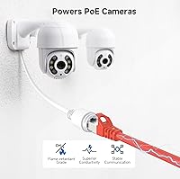 Vista 14 de Cable Matters 10Gbps Cable de Ethernet Cat 6A sin enganches largo blindado - 125 pies, Cable Cat 6A, Cordón Cat6A, Cable Ethernet, Negro