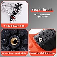 Vista 6 de Doble 2 velocidades Industrial Grúa Inalámbrica Radio Control Remoto Botón de 8 Canales para Puente Aéreo Viajar Grúa Pórtico con Transmisor