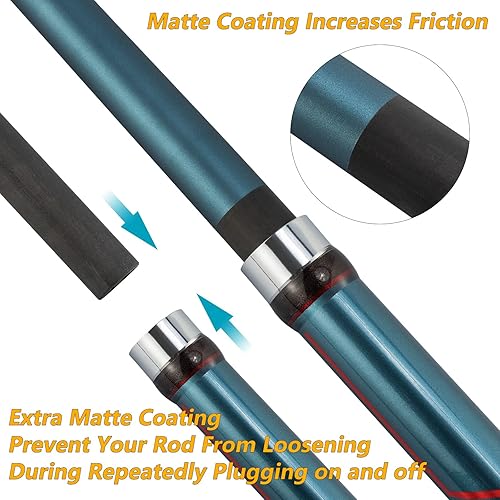 Miniatura 8 de Dr.Fish Long Shot 12000 - Carrete giratorio con caña de pescar de surf de 12 pies