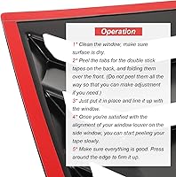 Vista 5 de persiana para ventana trasera, cubierta protectora para parabrisas trasero compatible con Dodge Challenger 2008-2022 2023 en estilo GT Lambo