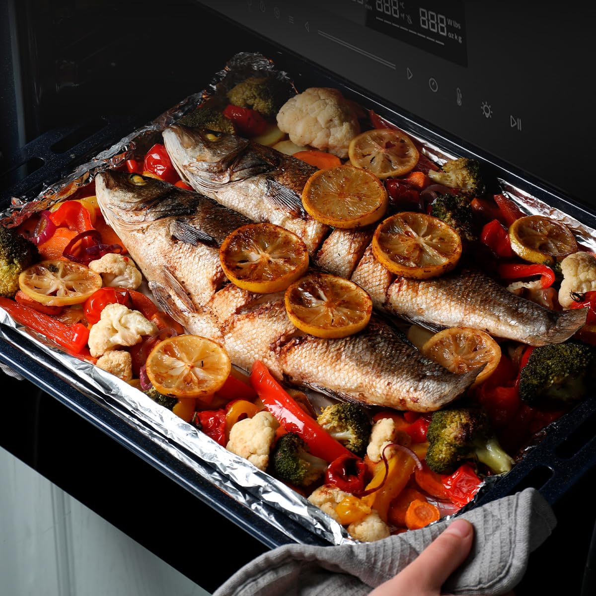 Cecotec Forno Integrabile 60 cm Bolero Hexa SM406000 Glass Black A+. 2900 W, 72 L, 12 funzioni con Steak Master, Pizza Master, Steam Assist, Steam EasyClean, Modalità Eco e Defrost, Electronic Timer