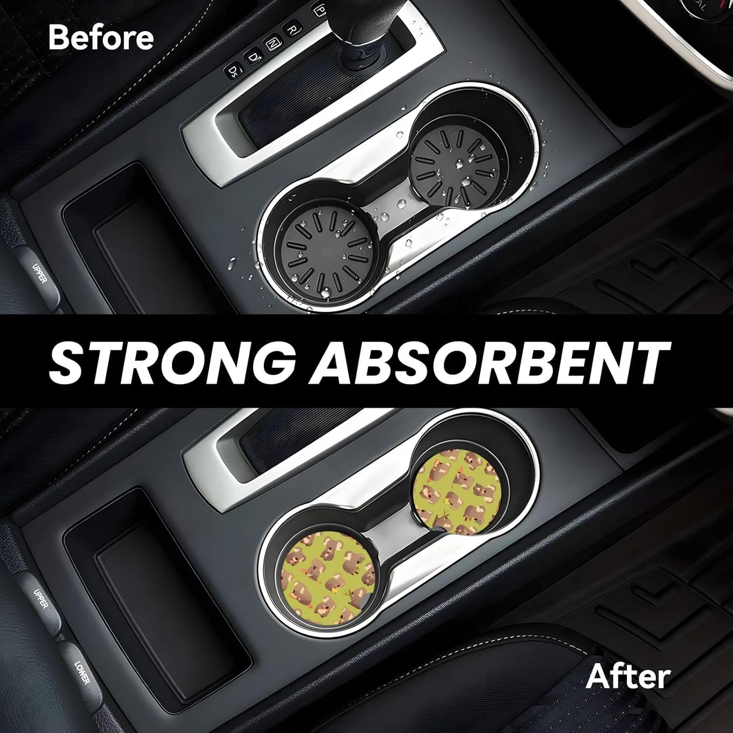 Ceramic Car Coasters 2 Pcs image 4