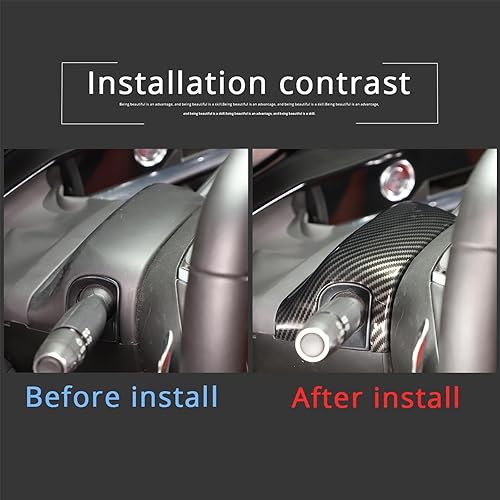 Vista 209 de CHEAYAR Cubierta decorativa para panel de interruptor de elevación de ventana, compatible con Chevrolet Corvette C8 2020-2023