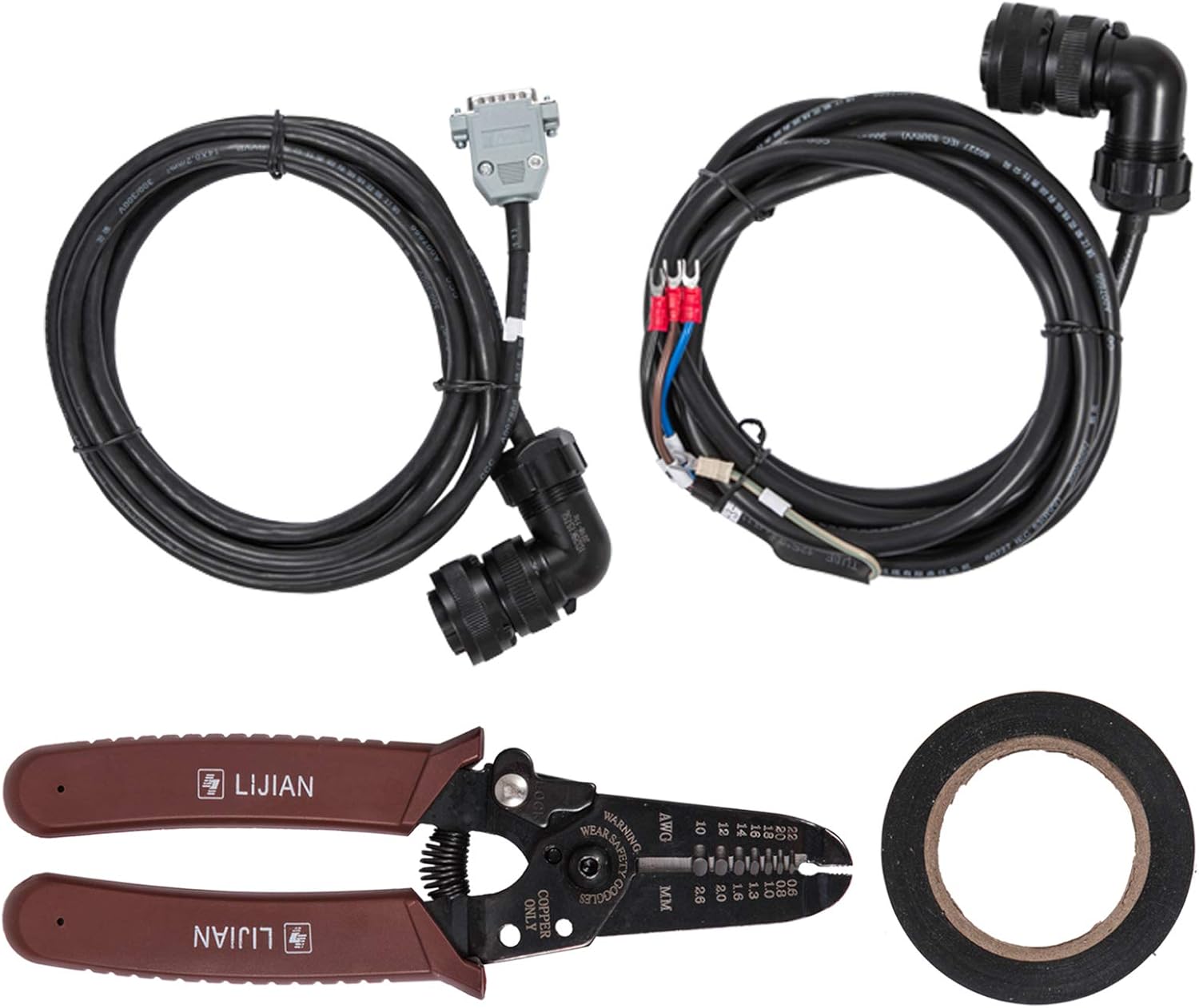 Mophorn Servo Motor, AC 130ST-M15025 Servo Motor 3.8KW 15N.m 2500rpm Pro Servo Motor with KRS Servo Motor Drive Control CNC Machine Cutting Engraving Packaging in Automatic Control Field, 220V