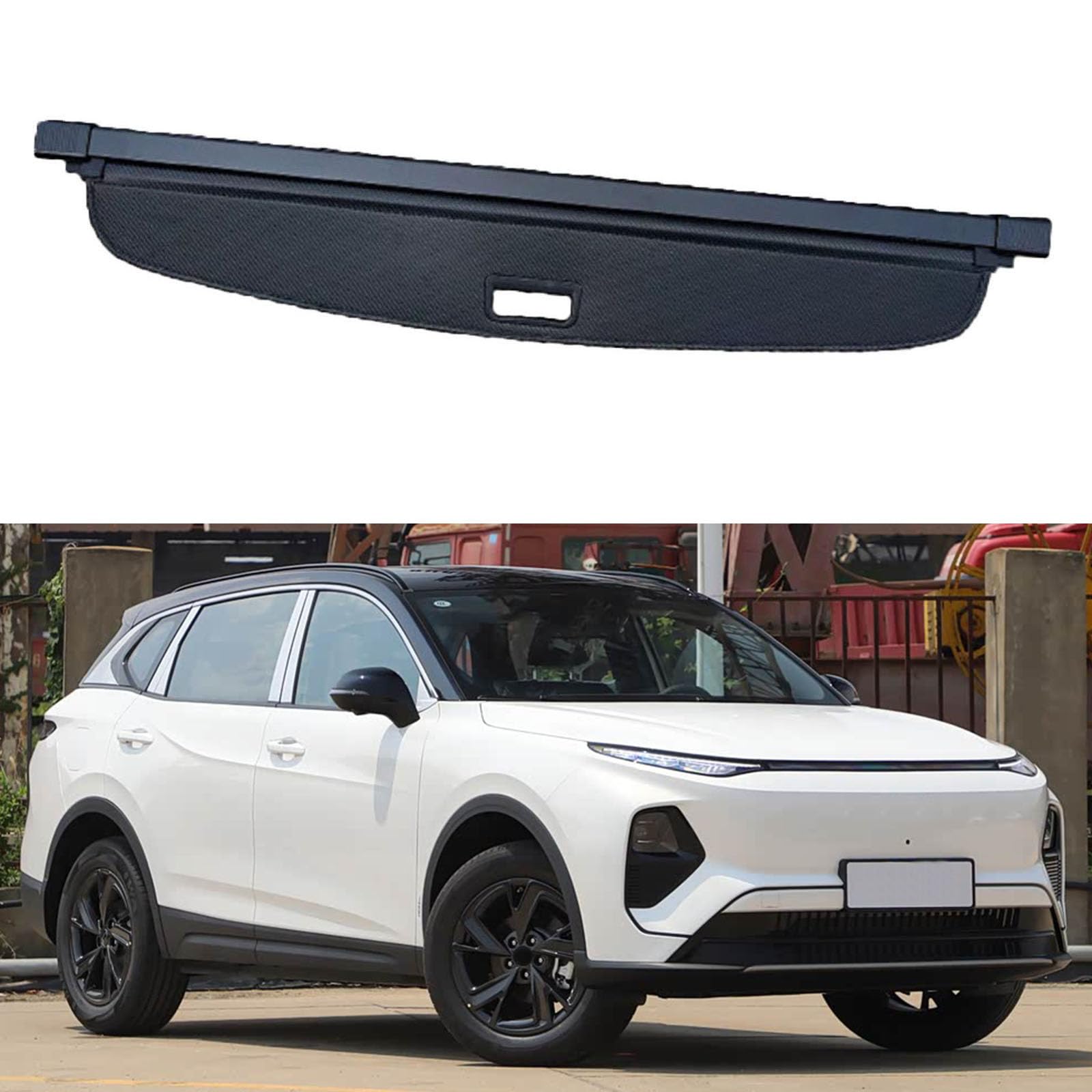 SXLGDW Car Retractable Rear Trunk Parcel Shelf,Compatible with BESTUNE RUIYI 07,Car parts