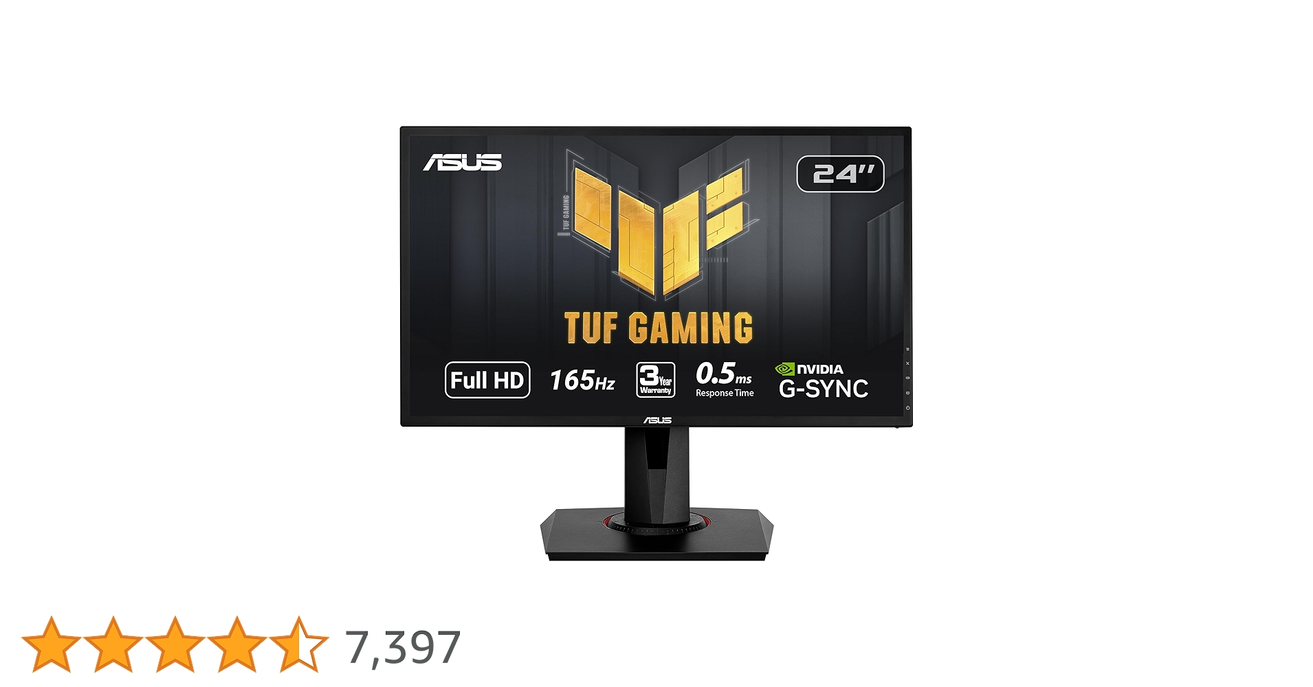 送料無料】ASUS 24インチ ゲーミングモニター VG248QG アーム付 送料
