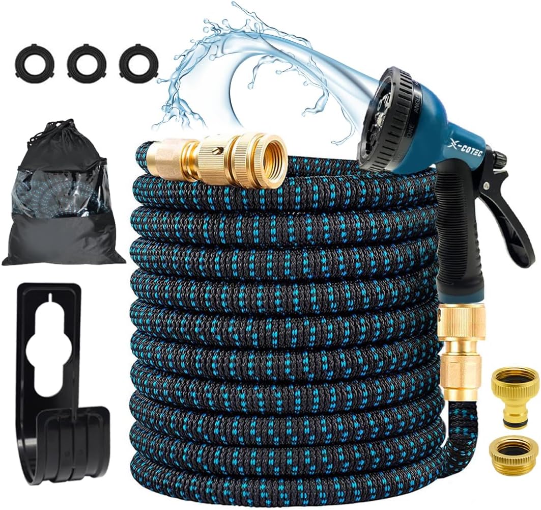 XCOTEC Garden Hose Pipe Expandable 50FT 15M, Hosepipes Flexible Water