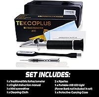 Vista 7 de 0-10% refractómetro Brix para probar contenido de azúcar jarabe de savia de arce, soluciones de azúcar de baja concentración, té, medición portátil