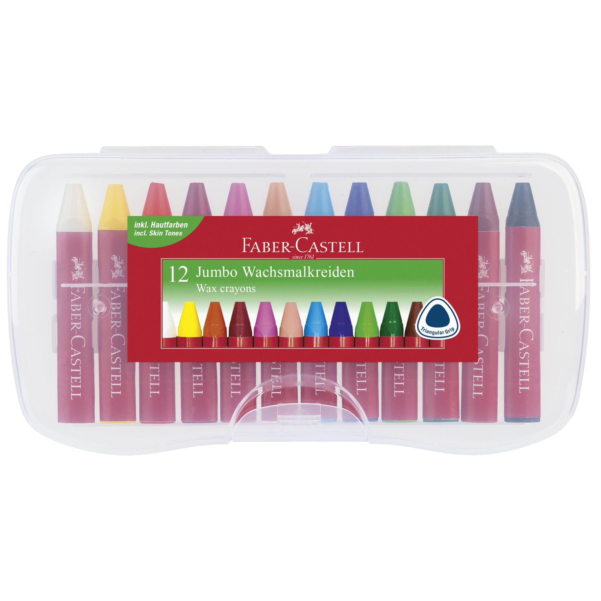 Faber Castell 120011 "Jumbo" Wax Crayons