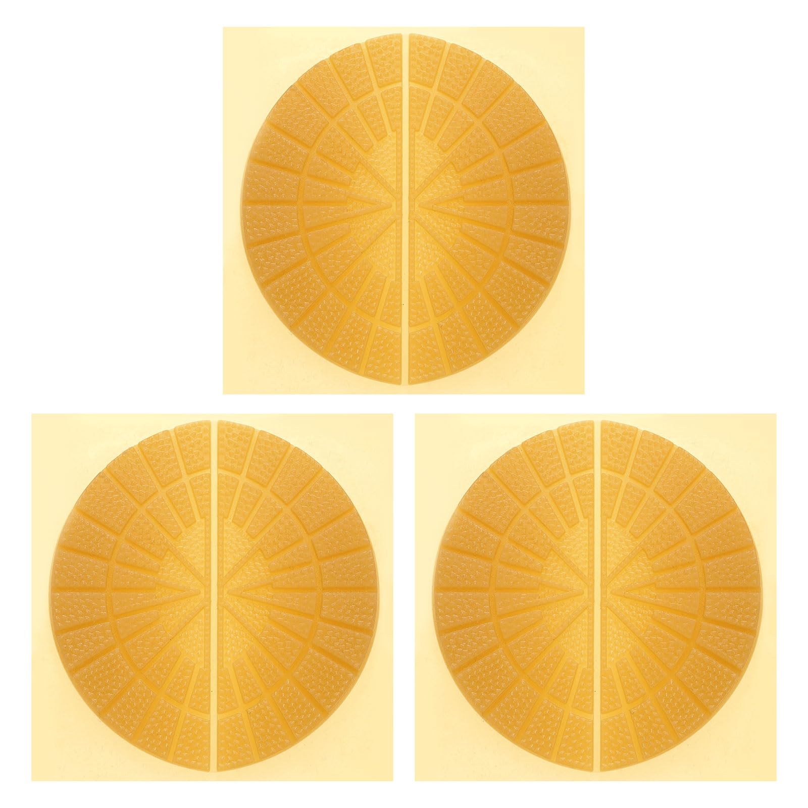 sourcing map 3 Pairs Sole Protector for Sneakers Non Slip Pad Heel Plates Repair for Men and Women, Yellow