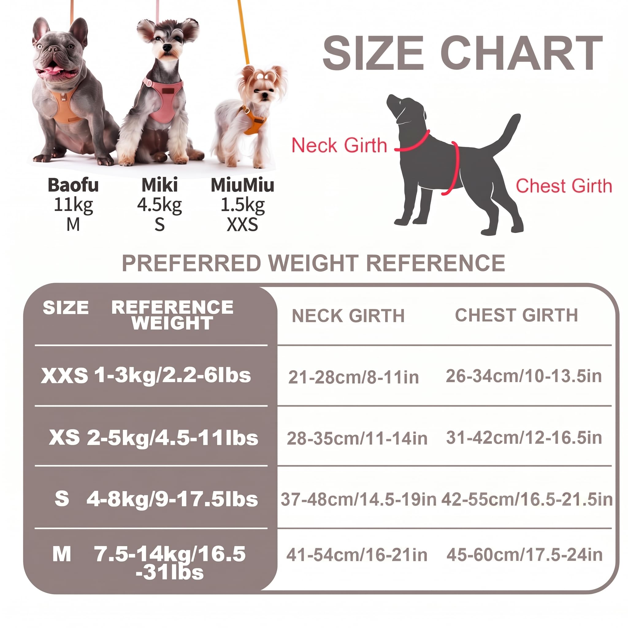 Puppytie Arnés para perro sin tirones con correa multifunción, suave y ajustable, no ahorca, chaleco a prueba de escapes, gris ahumado, XS