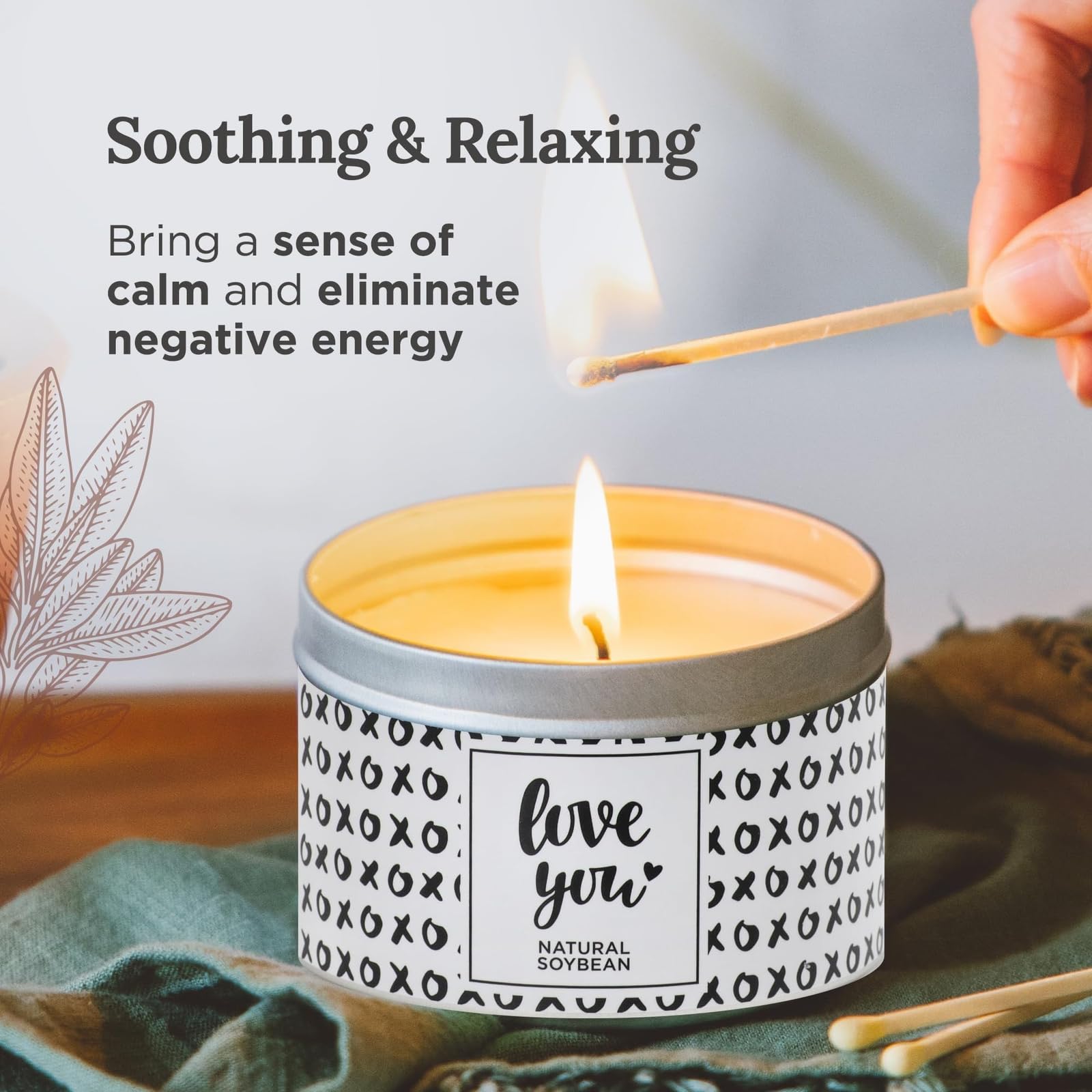 Magnificent 101 Long Lasting Love You Aromatherapie-Zinnkerze, 170 ml, 35 Stunden Brenndauer, natürliches Sojawachs mit Vanille, Lavendel, Rose, Jasmin, Flieder für Romantik, Reinigung, Manifestation