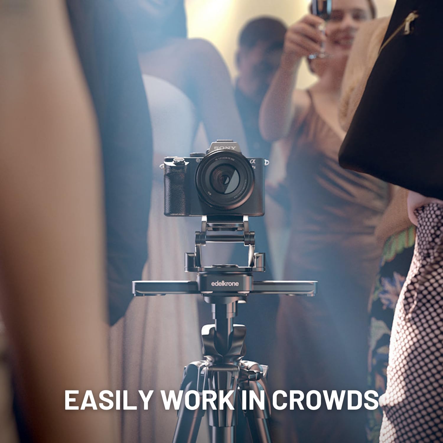edelkrone SliderONE - Curseur de caméra motorisé v3 Mouvement Doux - Video Slider SteadyMOVE