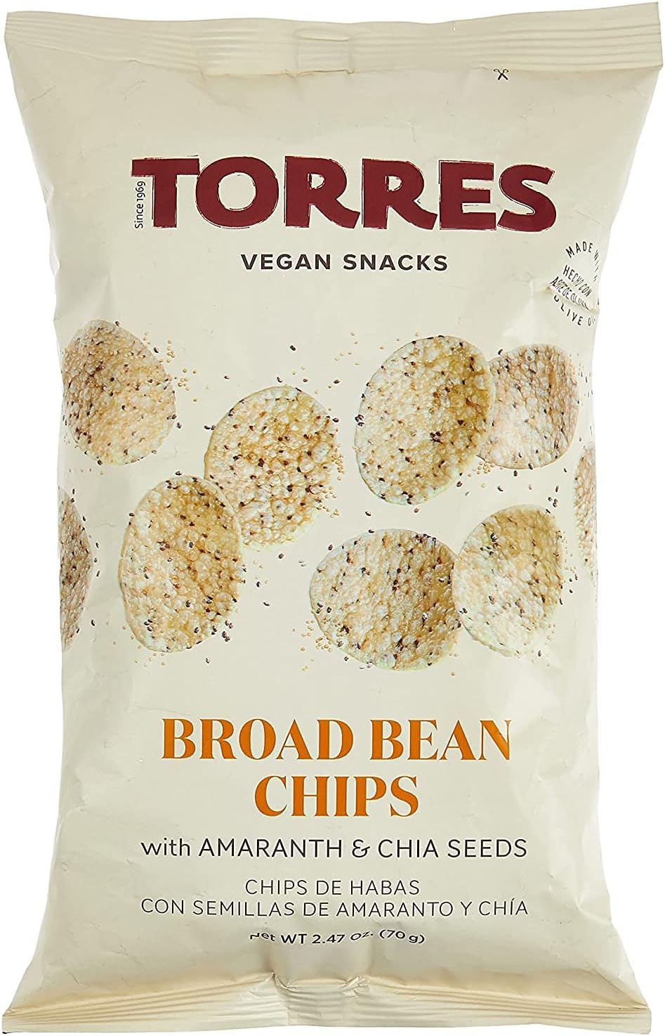 Patatas TorresBroad Beans Chips 70 g
