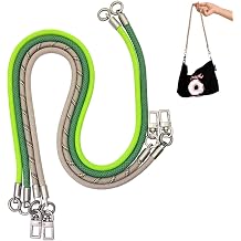 4-Pack Paracord Bag Handles DIY Replacement Straps for Shoulder Bags, Crossbody Bags & Handbags