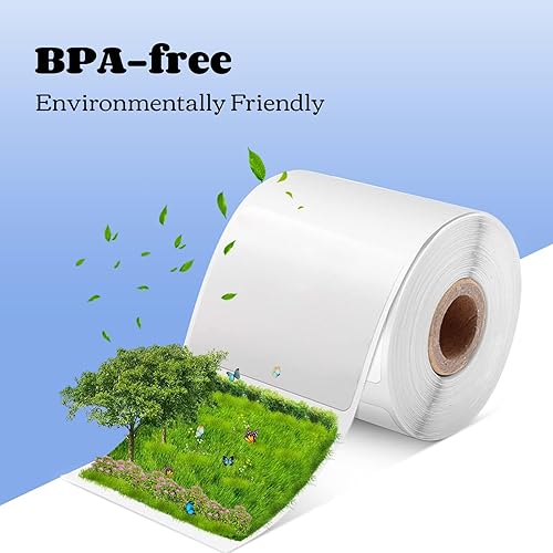 Miniatura 5 de Etiqueta térmica 2.2 x 1.18 pulgadas (2.205 x 1.181 in) para mini impresora de bolsillo PikDik PD-Q2, 3 rollos, adecuada para código de barras,