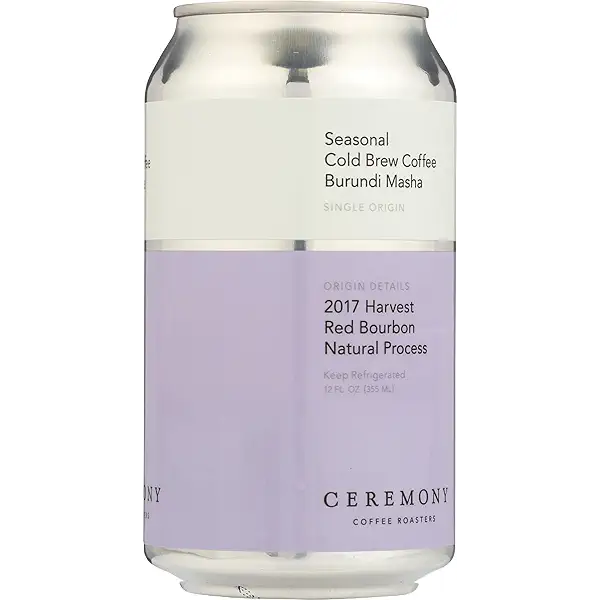 Ceremony Coffee Roasters Seasonal Cold Brew Coffee, 12 FZ 6