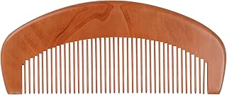 مشط خشبي ناعم للشعر على شكل حرف A، أمشاط خشبية طبيعية مصنوعة يدويا مضادة للكهرباء الساكنة ولا تسبب تشابك الشعر