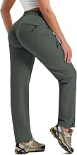 MoFiz Women's Hiking Pants Quick Dry Lightweight Trekking Pants with Pocket Breathable Functional Outdoor Pants for Women UV Protection (S-2XL)