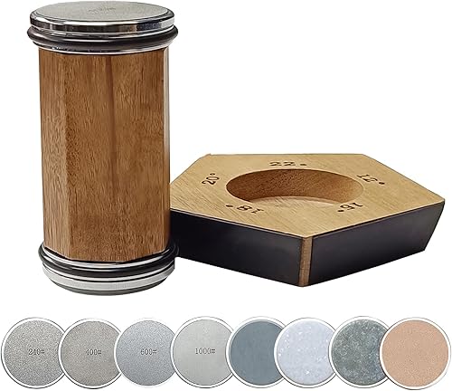 Kit de afilador de cuchillos rodantes, sistema de afilado de cuchillos de rodillo, 1215182022, base angular magnética multifunción para cuchillo de