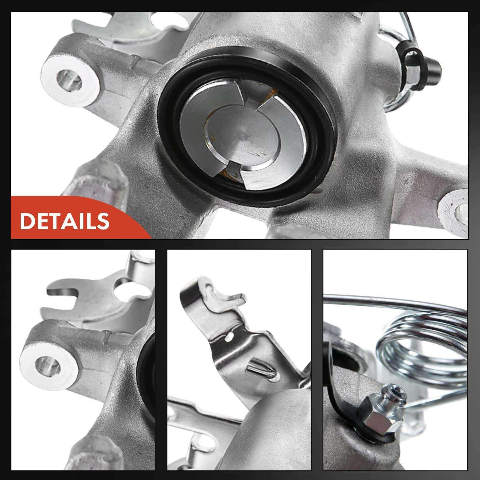 Frankberg Pinza de freno Trasero derecho fundición de alumin.io Compatible con C.a.d.d.y III MPV 2KB 2KJ 2CB 2CJ C.a.d.d.y III Furgoneta/MPV 2KA 2KH 2CA 2CH Replace# 2K0615424A