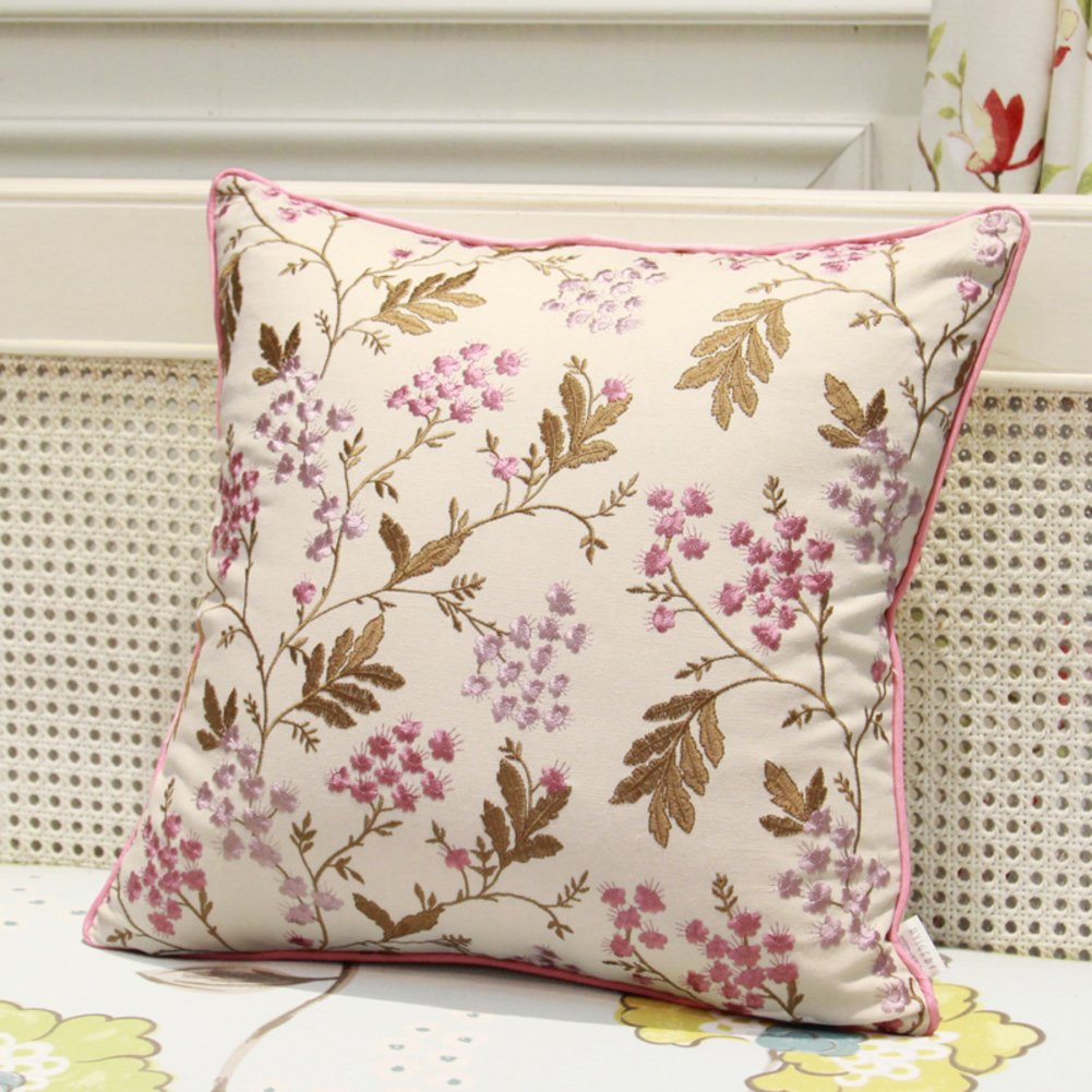 Coussin broderie contre le manque de confort oreiller lit coton
