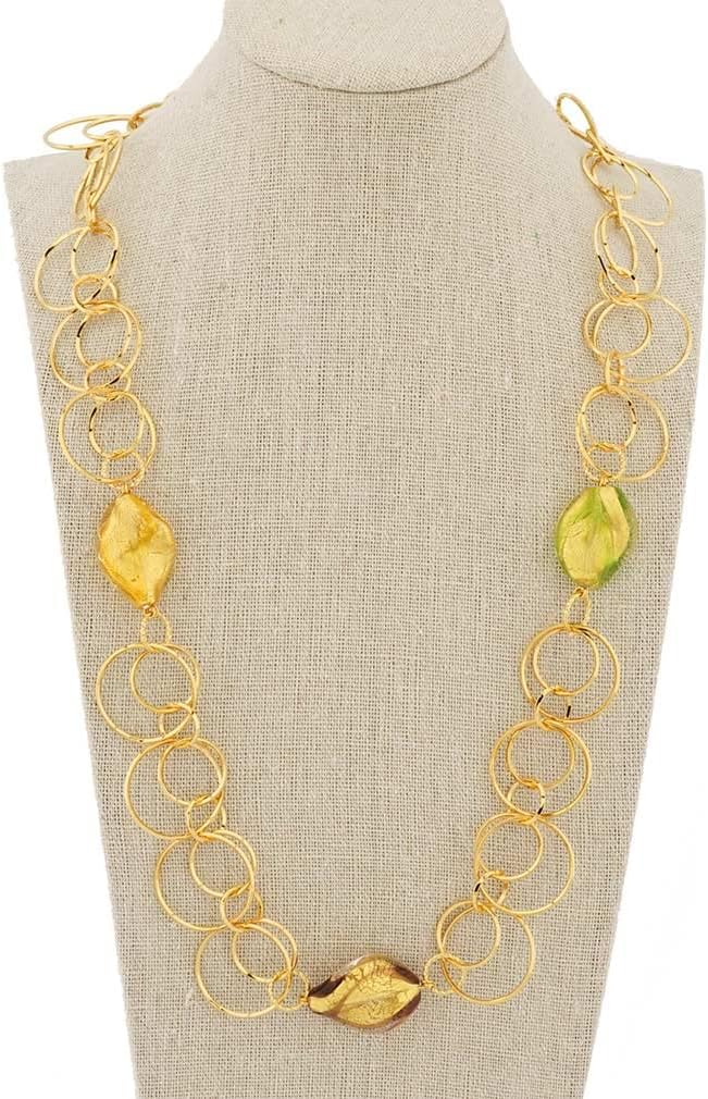 Glass Of Venice Murano Glass Royal Cascade Necklace