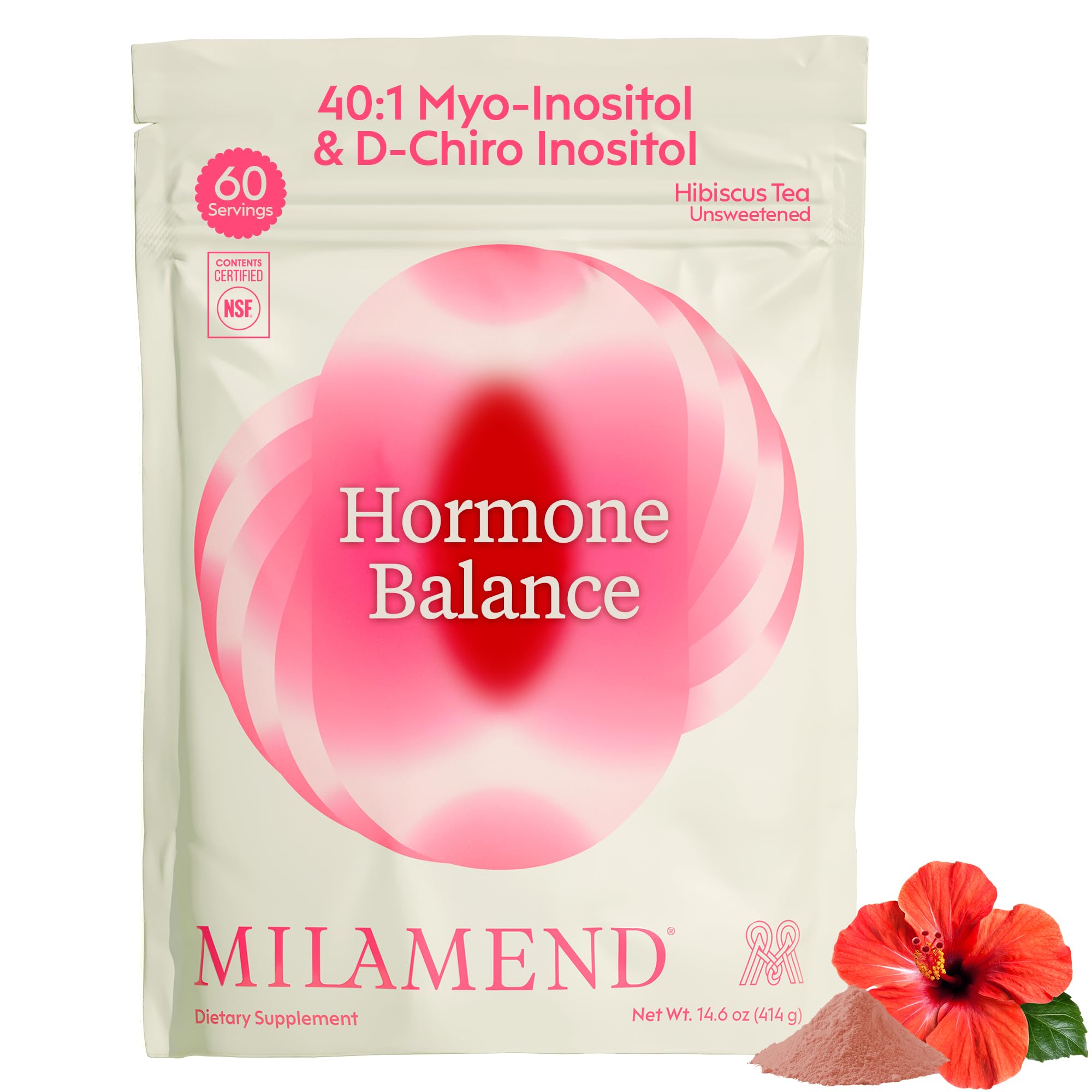 40:1 Inositol Powder Multi-Nutrient Women's Hormonal Supplement Drink Mix