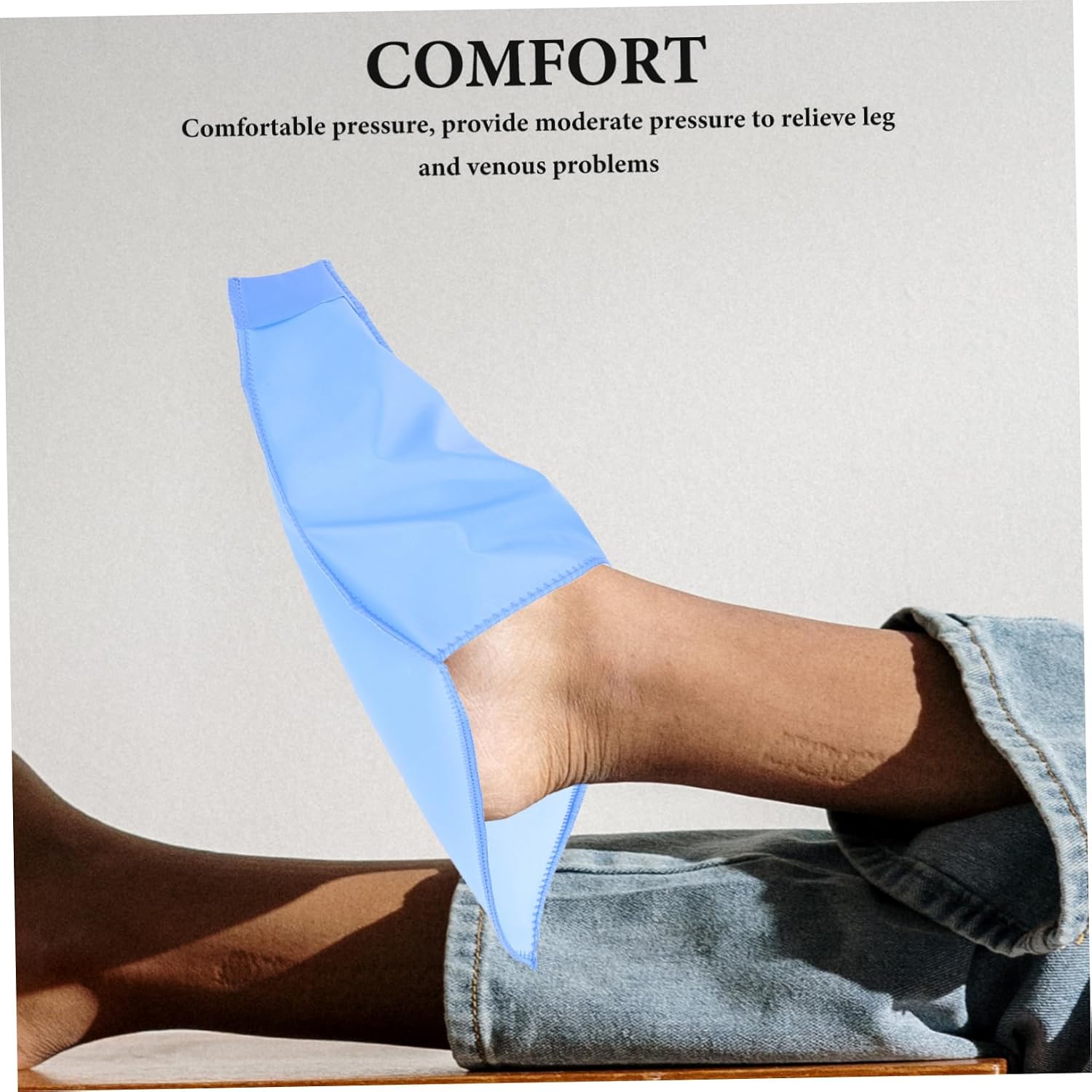 COLLBATH 8pcs Sock Aid Tool for Compression Socks for Open Toe and Breathable Chinlon Material Fits Leg for Daily Use