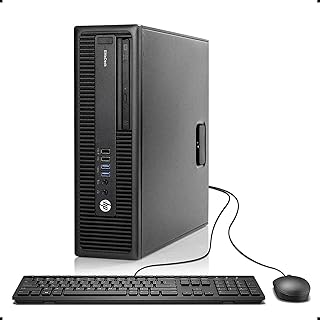 HP EliteDesk 800 G2 SFF Grade A Desktop, Intel Core i7-6700 up to 3.4GHz, 32GB DDR4, 1TB SDD&500HDD, Wired Keyboard and Mouse, WiFi, Bluetooth, Windows 10 Pro 64 bit (Ren) ovado)