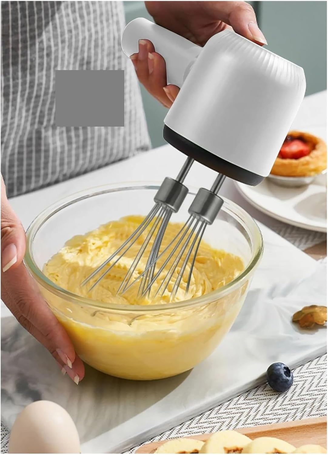 Portable Blender Kitchen Tool – Hand Mixer, Milk Frother, Egg Beater, Cake Baking