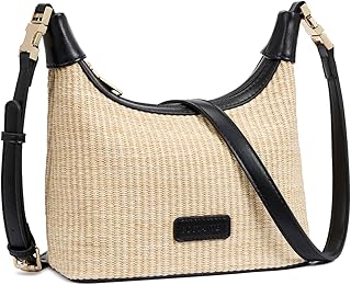 BOSTANTEN Straw Crossbody Bags for Women Raffia Clutch Shoulder Purse Handbags for Beach, Vacation, Daily Use Global Recycled Standard Global Recycled Standard Global Recycled Standard