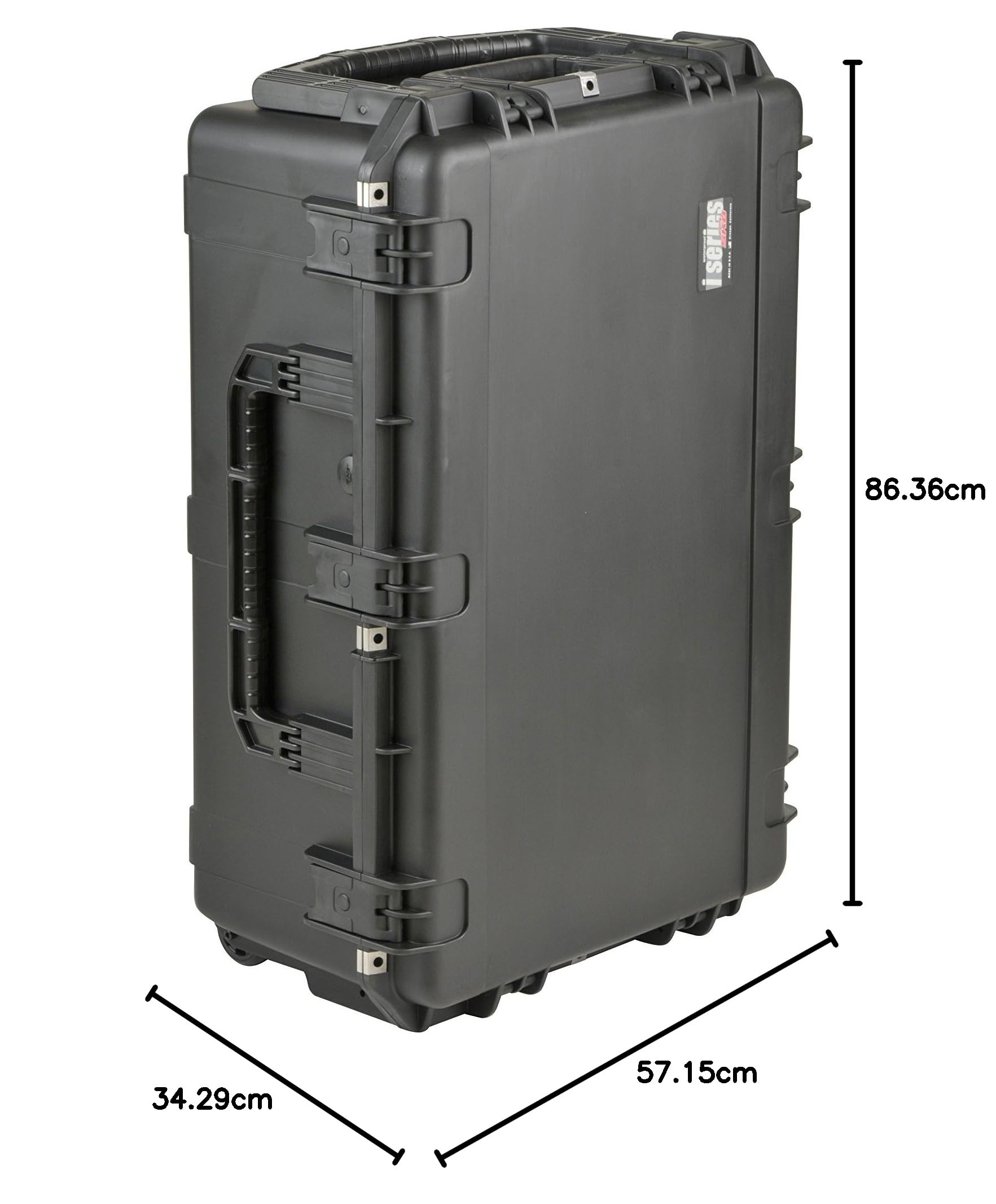 SKB iSeries 3I-3019-12B-C Wasserdichter Koffer mit Würfelschaum, Schwarz