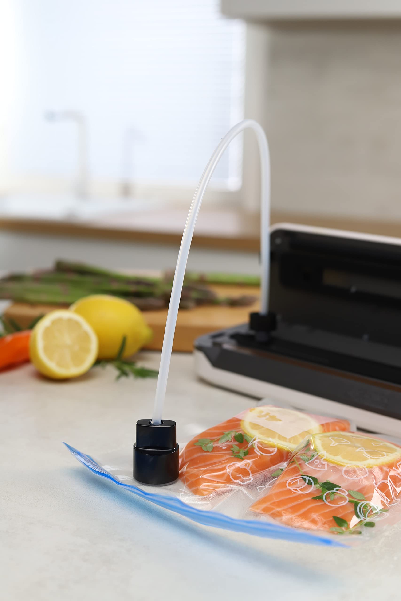 Tescoma 908680 Macchina per sottovuoto per alimenti, un rotolo incluso