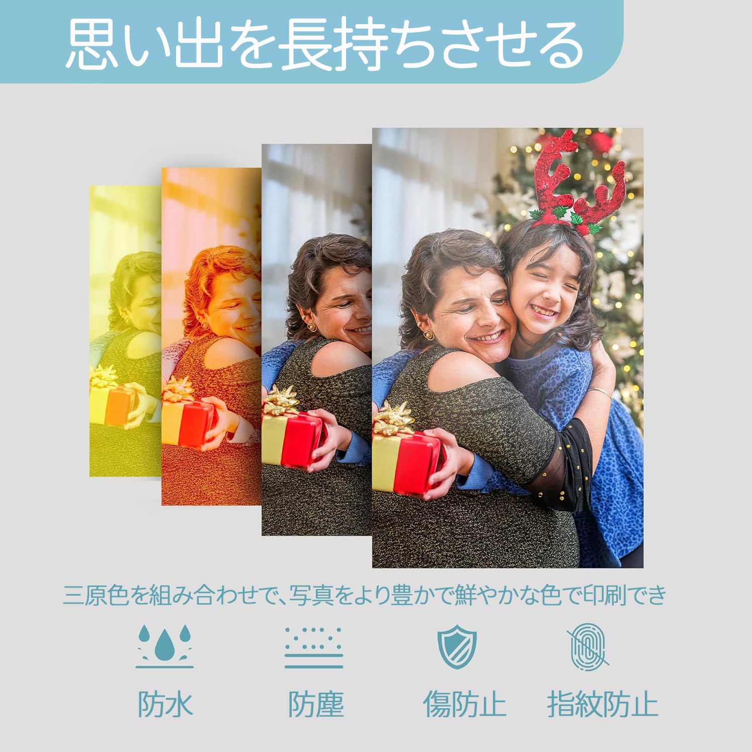 HPRT CP2100フォトプリンター（プリンター1台＋フォト用紙8箱） Amazon.co.jp: HPRT CP2100 ミニ 写真プリンター かわいい Bluetooth