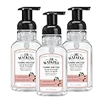 J.R. Watkins Foaming Hand Soap with Pump Dispenser, Moisturizing Foam Hand Wash, Alcohol-Free and Cruelty-Free, Grapefruit, 9 fl oz, 3 Pack
