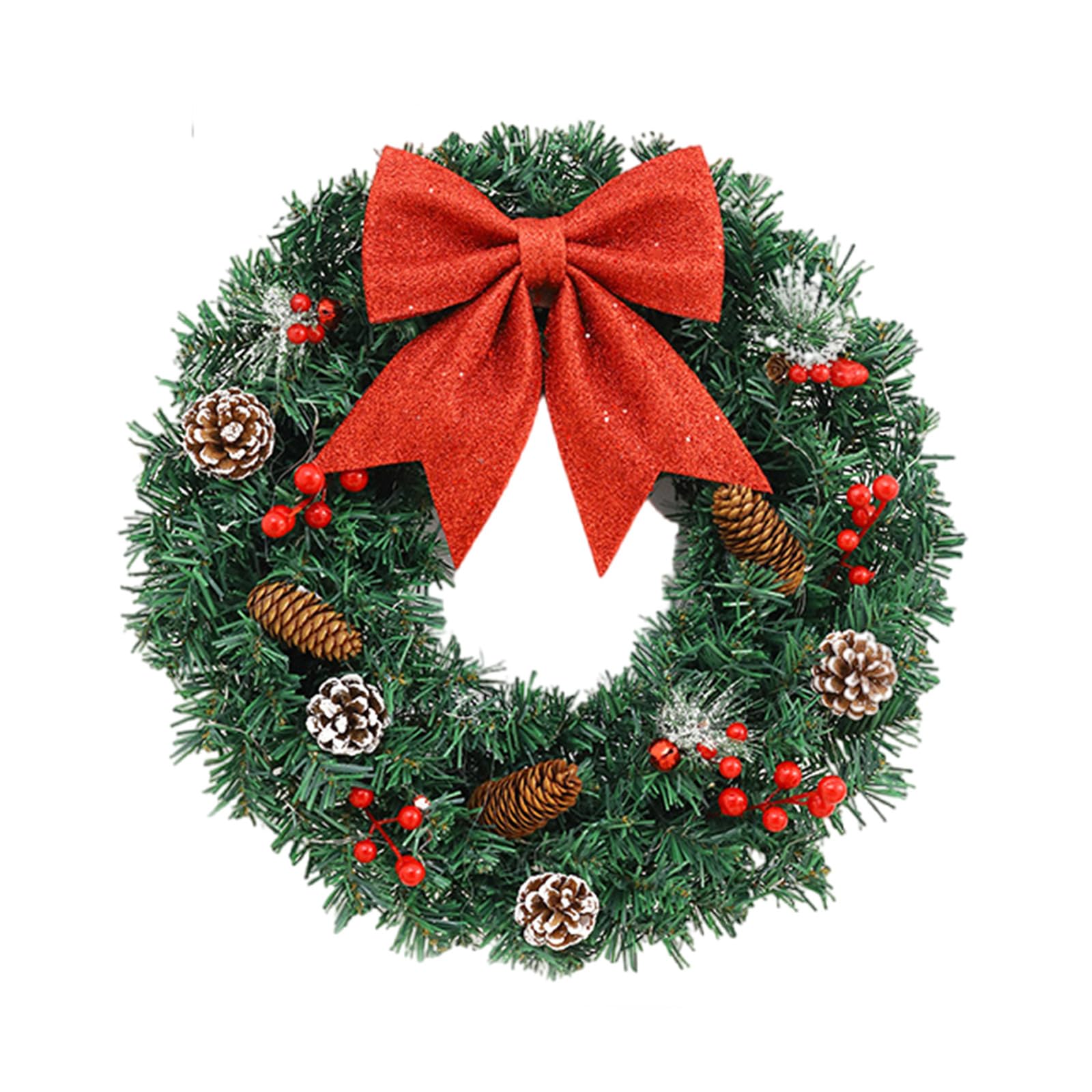 Artificial Berries Wreath Realistic Berries Wreath for Front Door Farmhouses Garden Christmas Wedding Decoration Seasonal Home Decoration