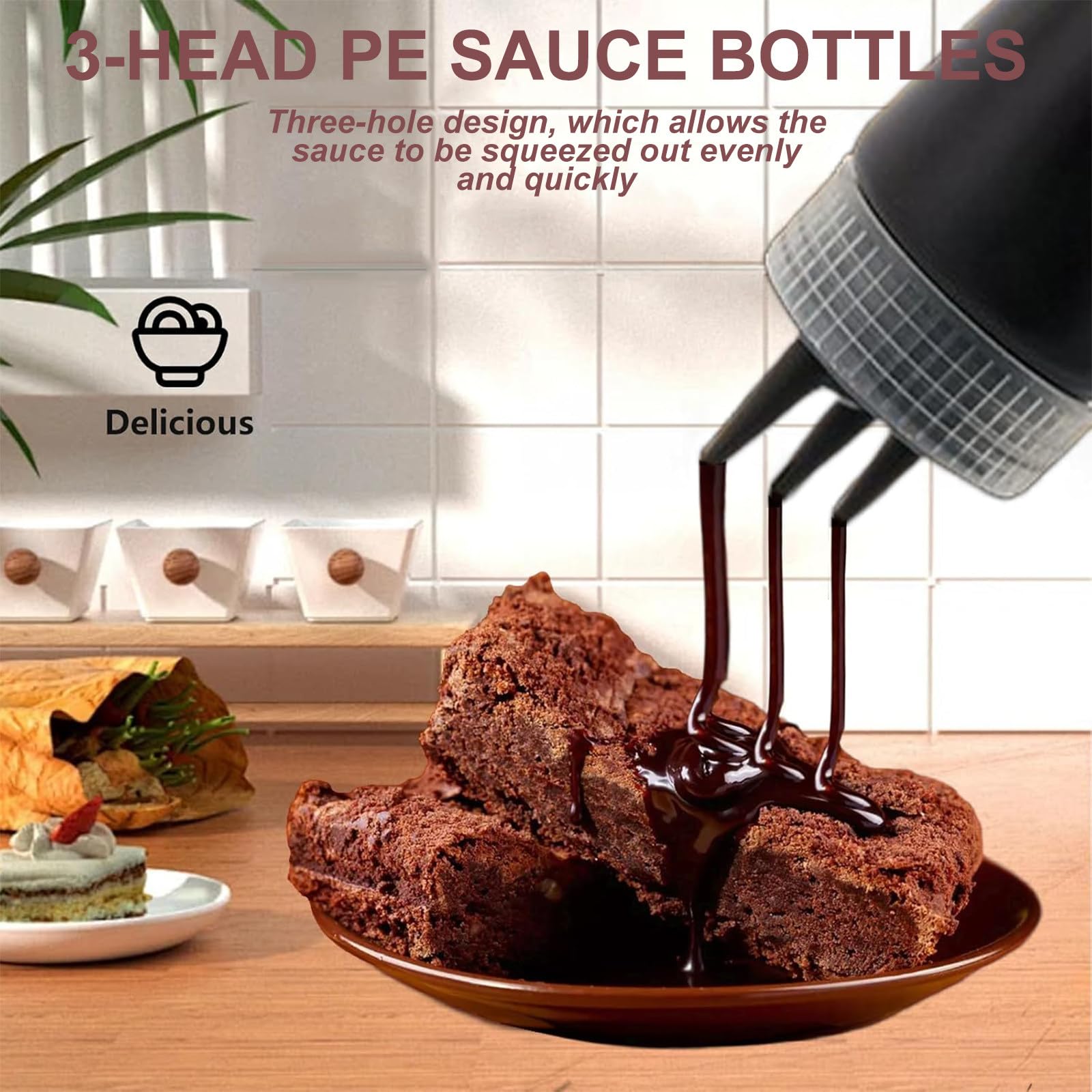 Calentador de Queso Nacho Comercial, máquina para Calentar Chocolate con 4 Botellas, dispensador de Mermelada y Dulce de Leche Caliente, Temperatura Ajustable de 30 a 85 ℃, 220 V