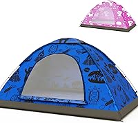 KidzAdventure 2-in-1 Kids Camping & Play Tent - Easy Setup Backpacking Tent for Toddlers, Scouts & Family Adventures