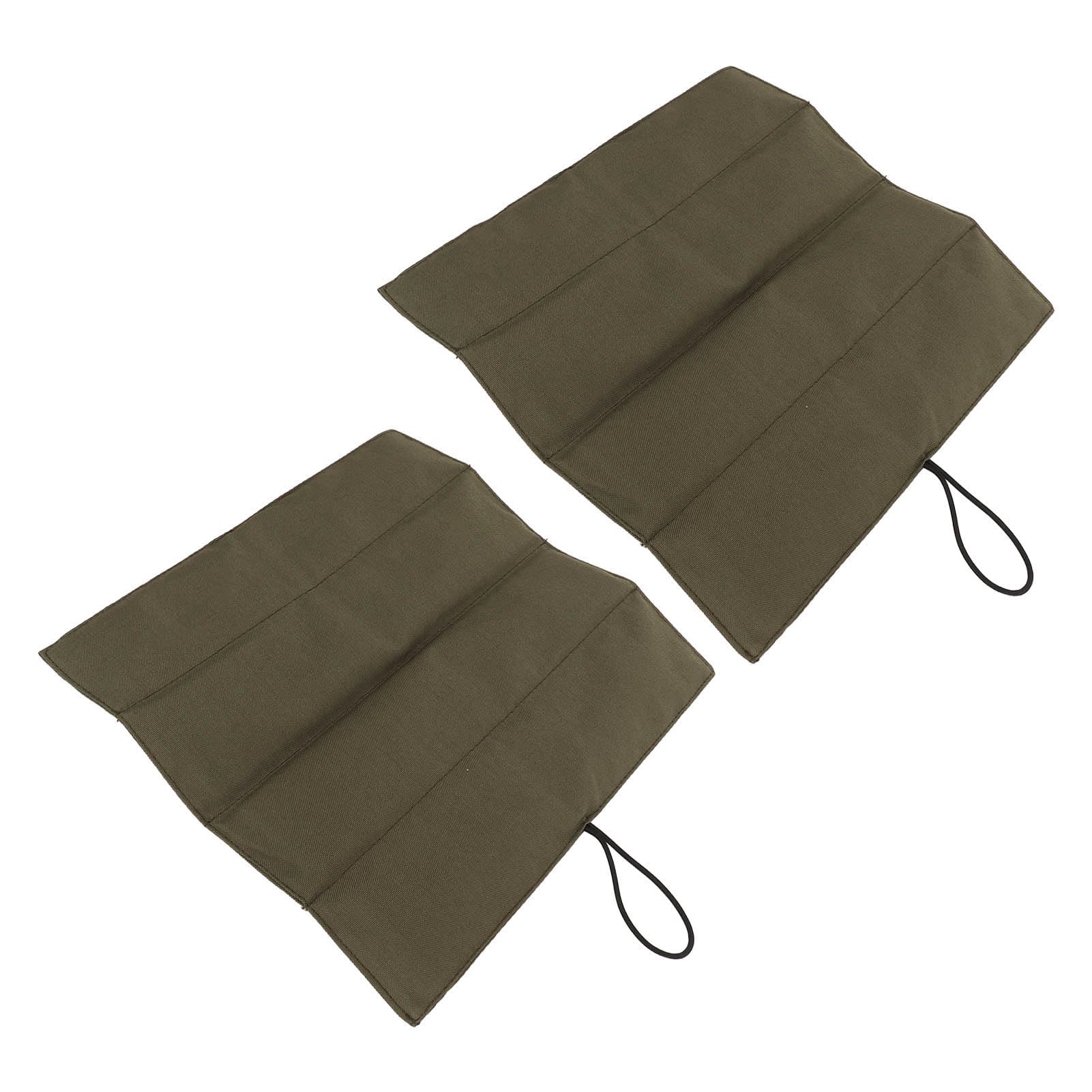 EVGATSAUTO Camping Seat Mat, Picnic Seat Mat Foldable Thick Comfortable Compact for Jungle (Mixed Olives)