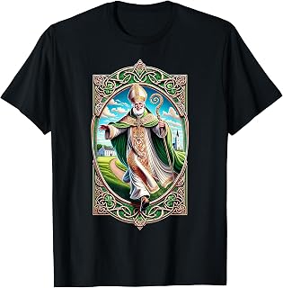 St Patrick Catholic Saint Patricks Day Ireland Irish Saints T-Shirt