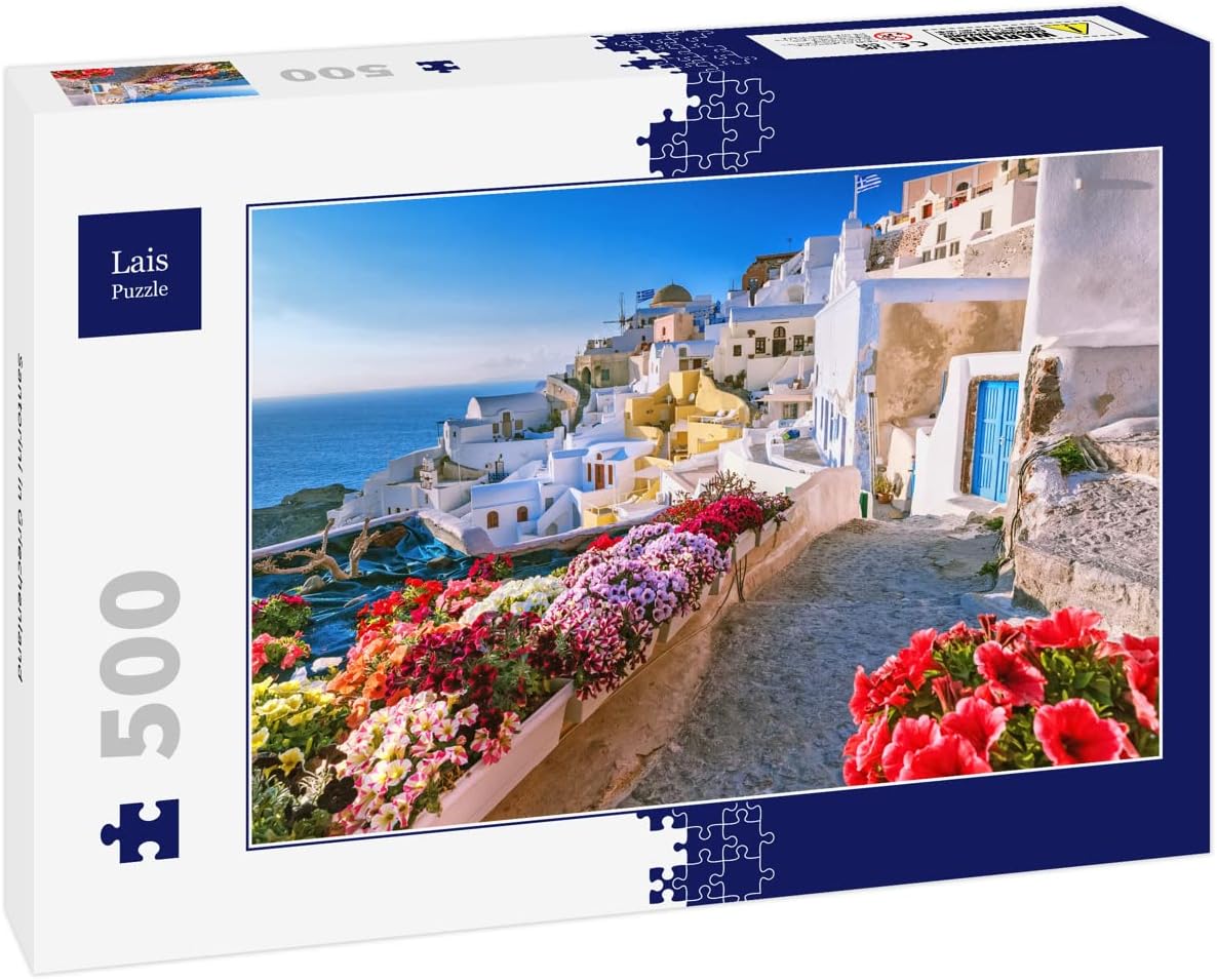Lais Puzzle Santorini in Greece 500 pieces
