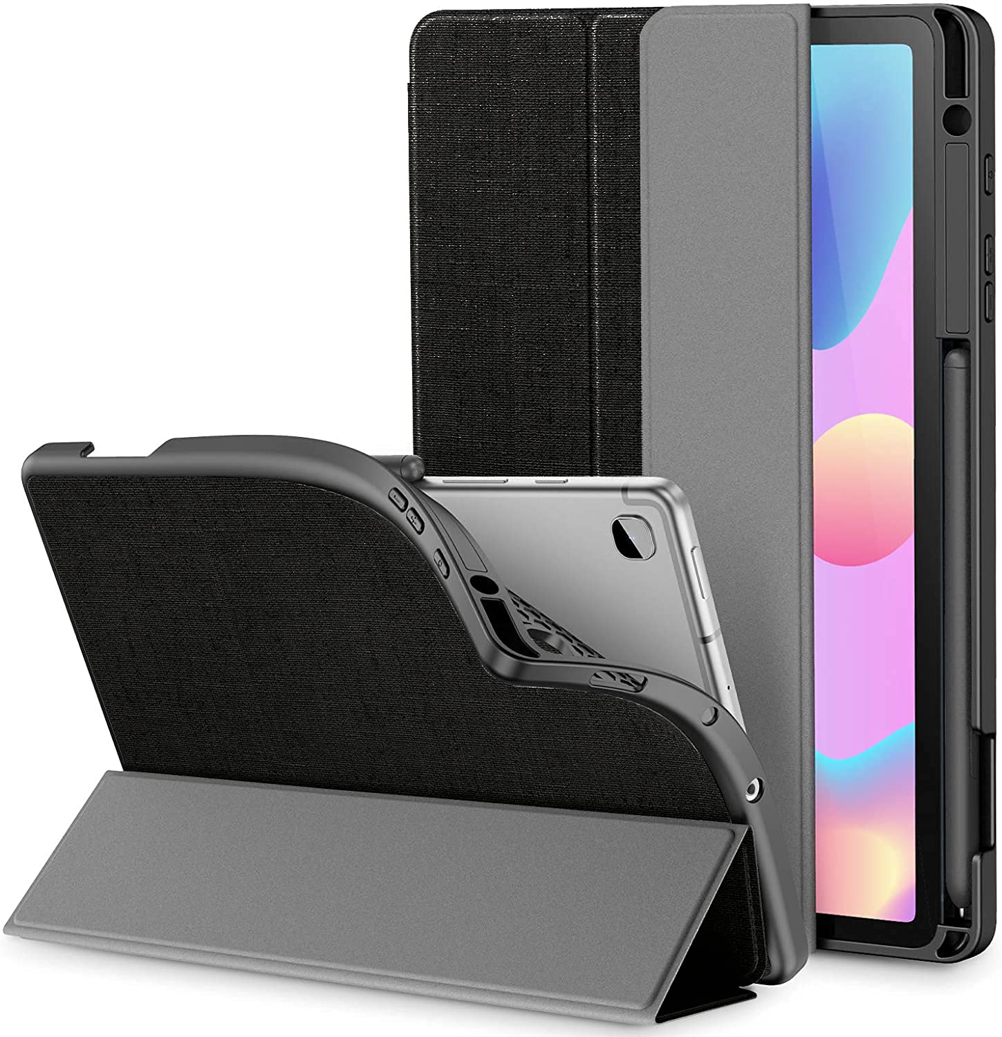 SwooK Case for Samsung Galaxy Tab S6 Lite 10.4 Inch 2020 (SM-P610/P615), Ultra Slim Lightweight Magnetic Stand Cover with Auto Sleep/Wake Fit Galaxy Tab S6 Lite 10.4 2020 Tablet - Black (B09HQTX89H) Amazon Price History, Amazon Price Tracker